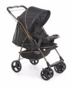 Carrinho De Beb Para Passeio Galzerano Milano II 1016 Reversvel Capota Retrtil E Removvel Preto/cobre