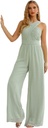 Chiffon V-Neck Jumpsuit